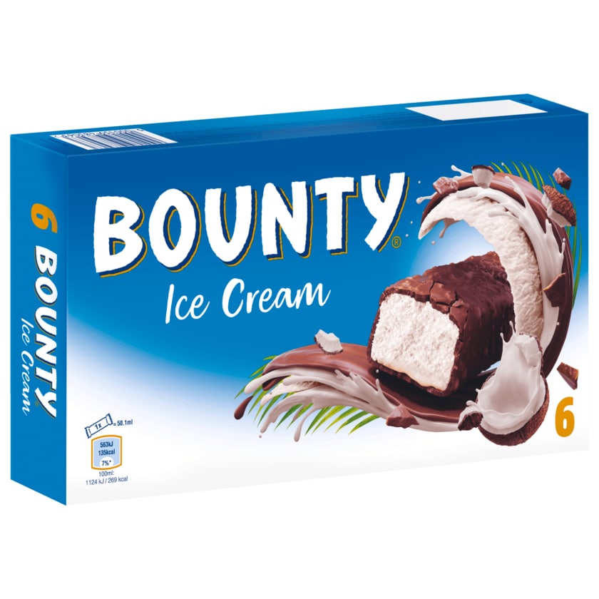 Bounty Ice Cream 6x50ml